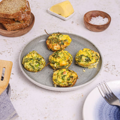 Feta, Spinach & Herb Egg Muffins