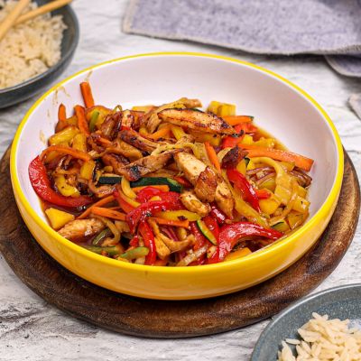Chicken, Ginger & Mango Stir Fry
