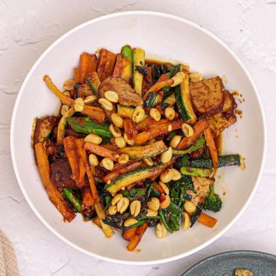 Tempeh Satay Stir Fry