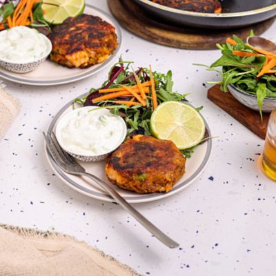 Sweet Potato & Spring Onion Fish Cakes