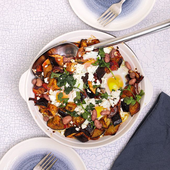 Shakshuka Traybake With Cannellini Beans
