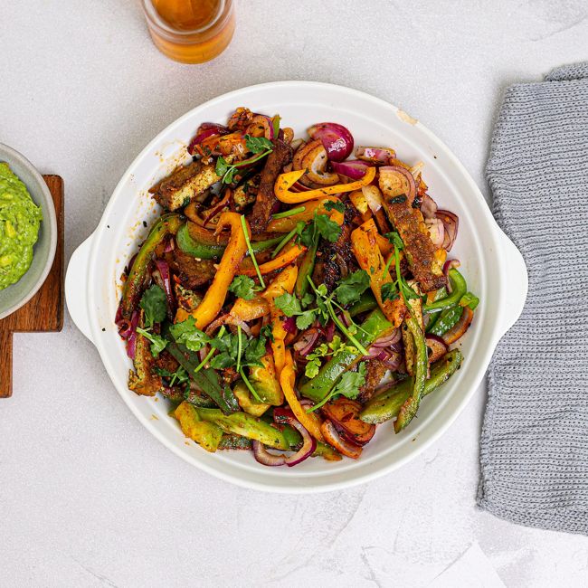 Tempeh Fajita Traybake
