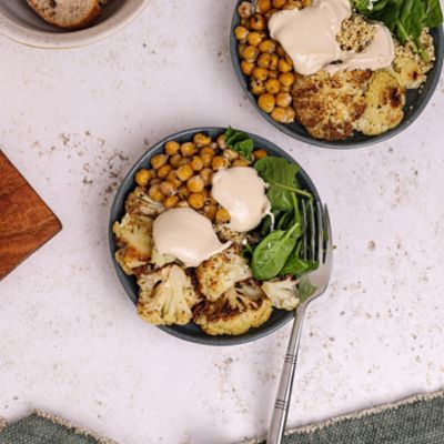 Spiced Cauliflower & Chickpea Buddha Bowl
