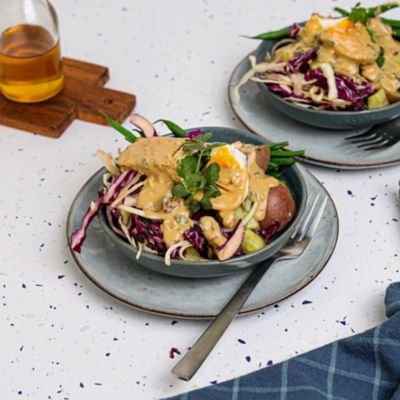 Egg & Tofu Gado Gado Buddha Bowl