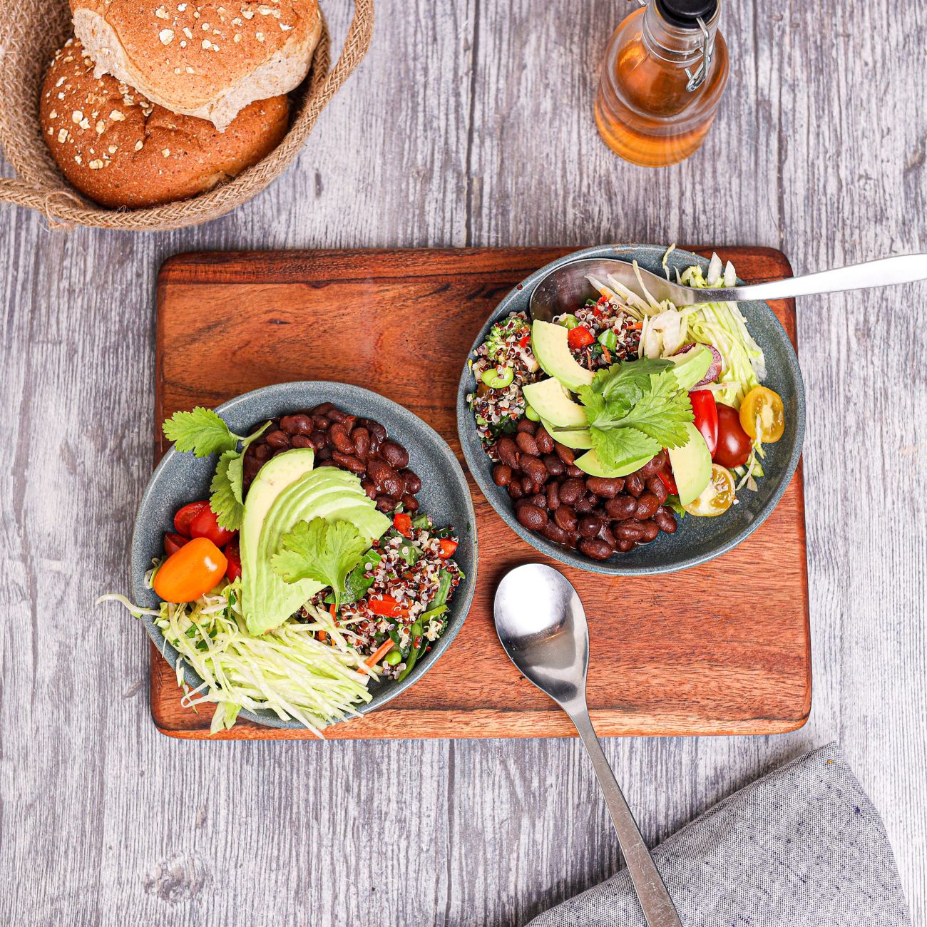 Black Bean Chilli Buddha Bowl