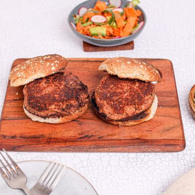 Tempeh & Black Bean Burgers
