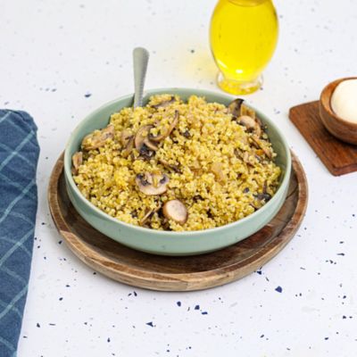 Kasha with Mushrooms & Onions