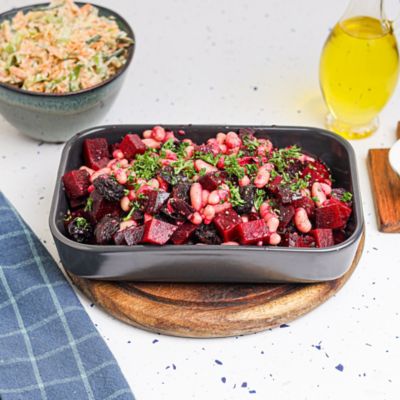 Beetroot, Bean & Prune Salad