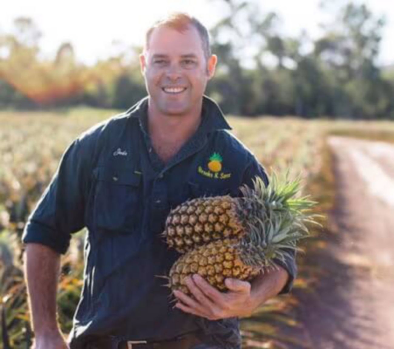 Pineapple grower, Jake Brooks