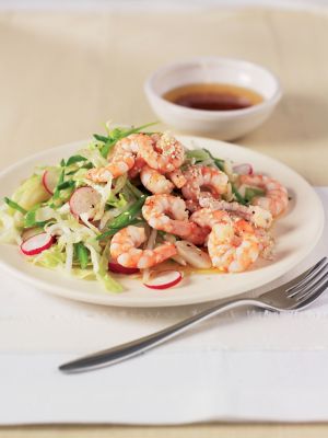 King Prawns With Japanese Salad