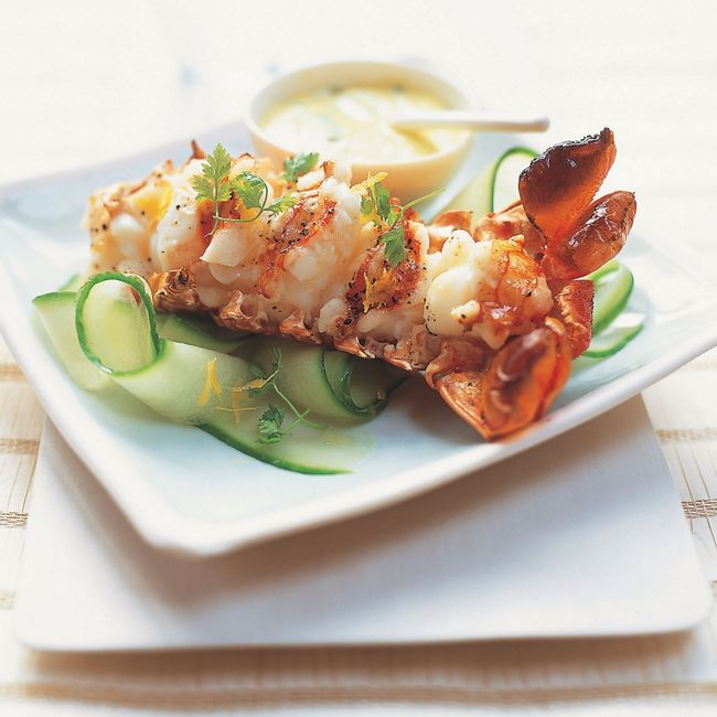 Buttery Lobster Tails With Aïoli