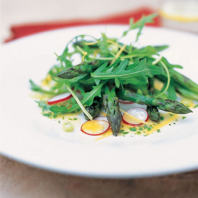 Asparagus With Tarragon Dressing
