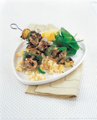 Marinated Minty Lamb Kebabs