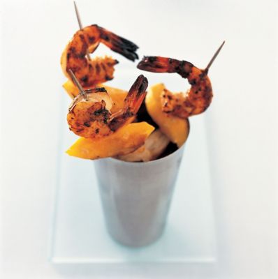 Prawn & Mango Kebabs