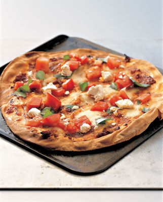 Goats' Cheese Flatbread Pizza