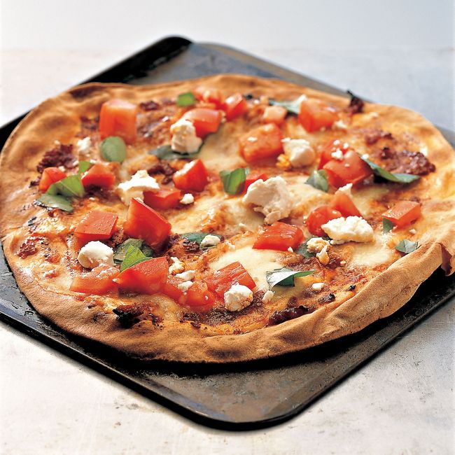 Goats' Cheese Flatbread Pizza