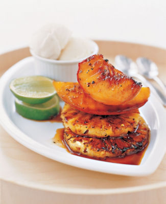 Grilled Fruits With Palm Sugar