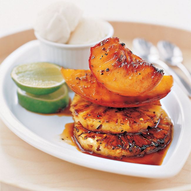 Grilled Fruits With Palm Sugar