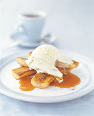 Bananas With Toffee Sauce
