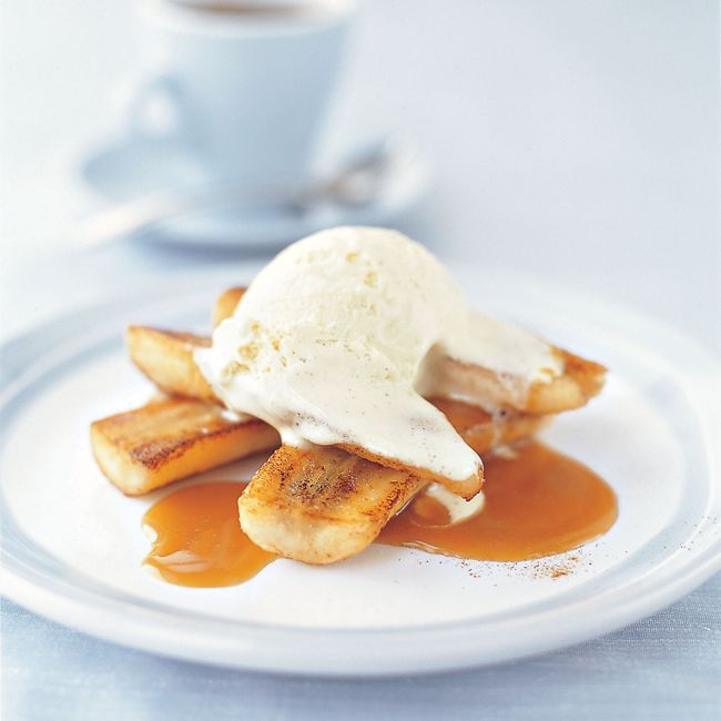 Bananas With Toffee Sauce