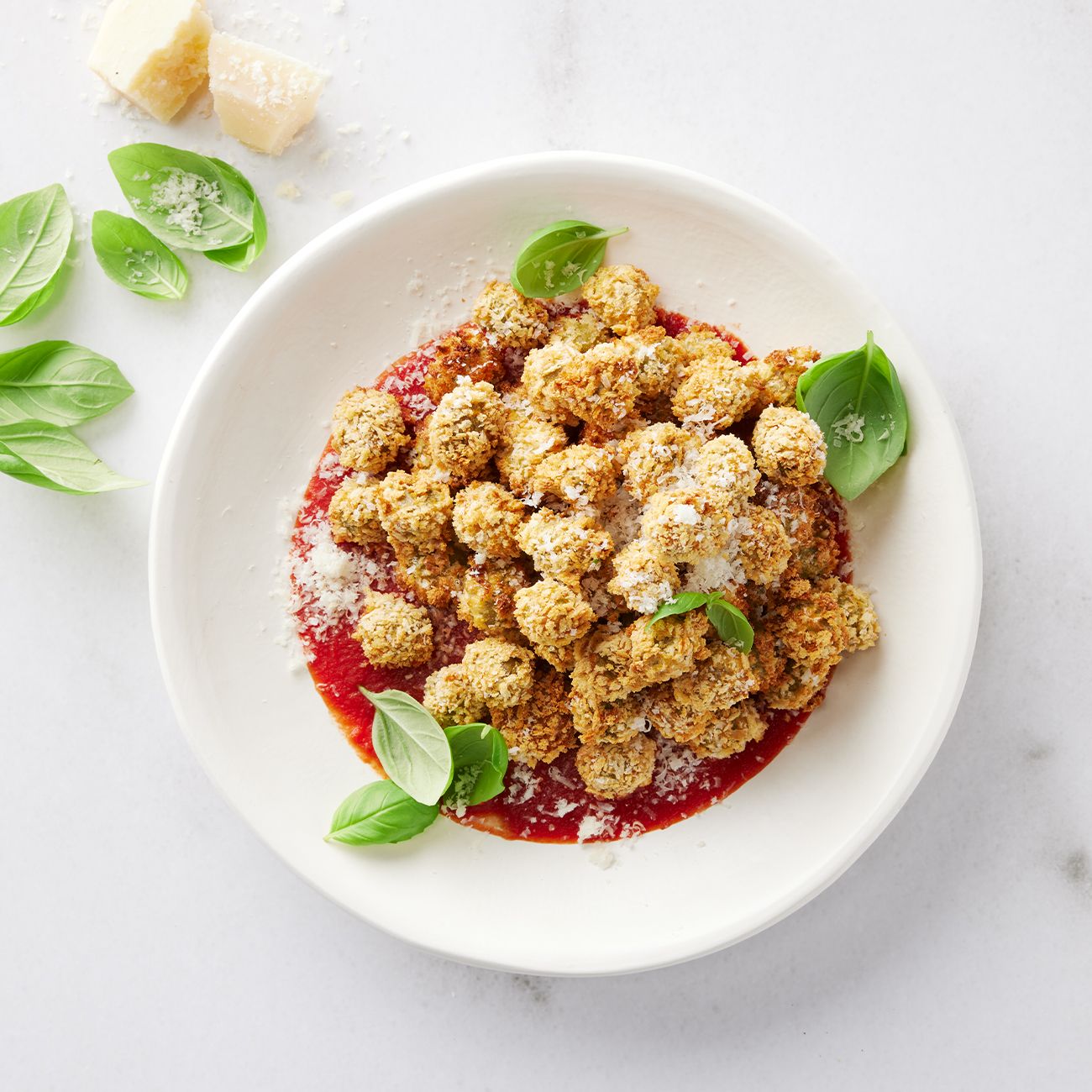 Air fryer crumbed olives