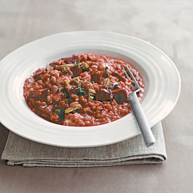 Beetroot & Goats' Cheese Risotto