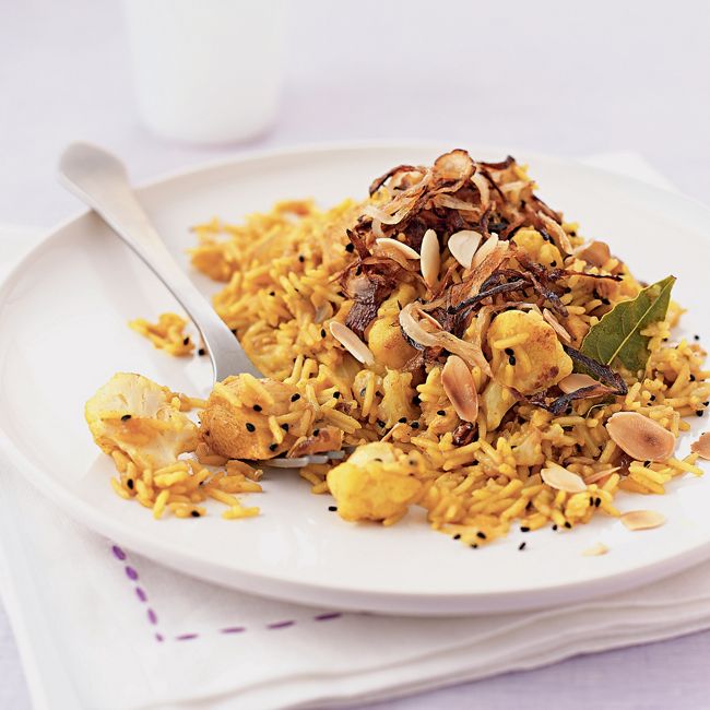 Chicken Biryani With Cauliflower