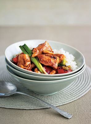 Cashew Chicken With Peppers