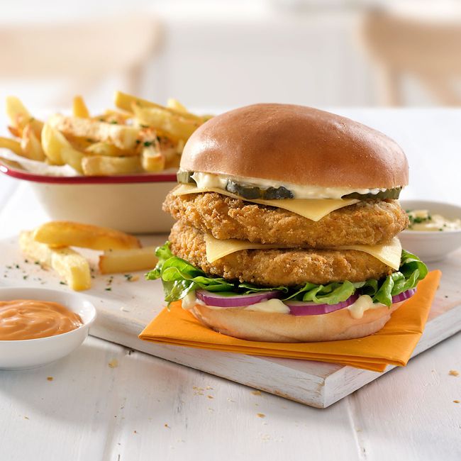 Double Stack Buttermilk Chicken Burger