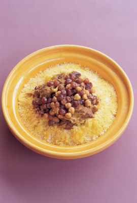 Couscous With Raisins & Chickpeas