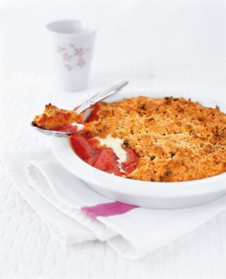 Orange, Rhubarb & Ginger Slump