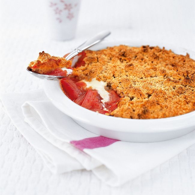 Orange, Rhubarb & Ginger Slump