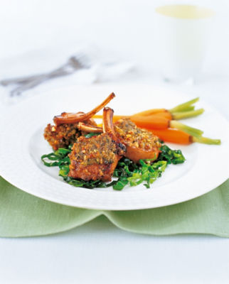 Lamb Cutlets With Herbed Crust