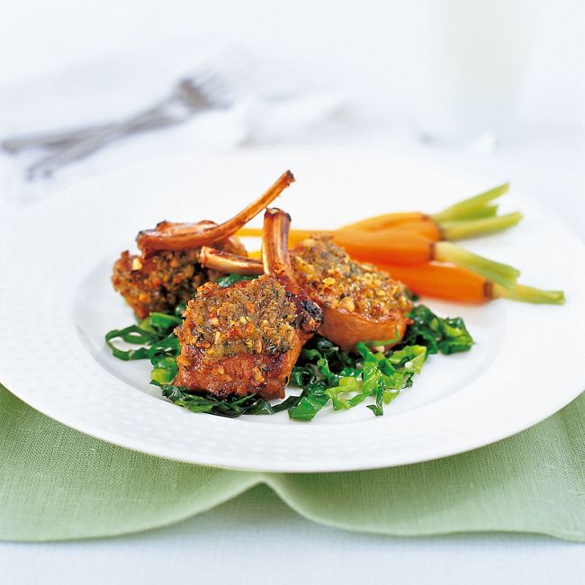 Lamb Cutlets With Herbed Crust