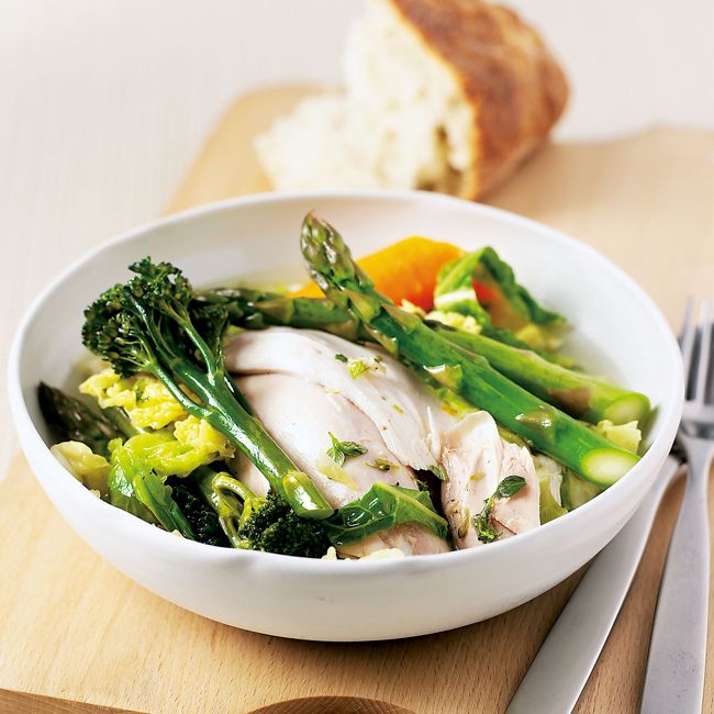 Chicken With Spring Vegetables