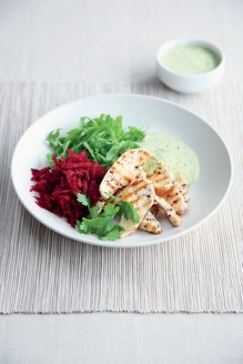 Griddled Chicken With Coriander Aïoli