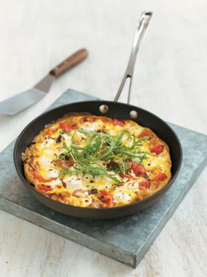 Feta, Pepper & Cherry Tomato Frittata
