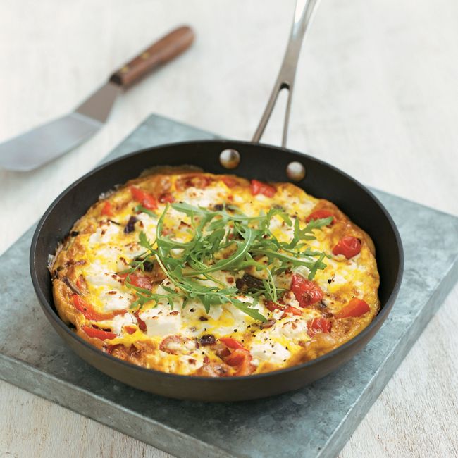 Feta, Capsicum & Cherry Tomato Frittata