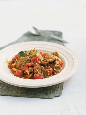 Mediterranean Vegetable Pan-fry With Lamb