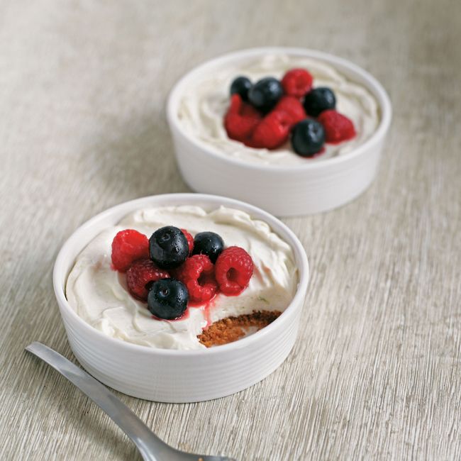 Make-ahead Cheesecakes With Berry Compote