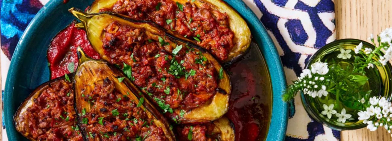 Kamiyank stuffed eggplant