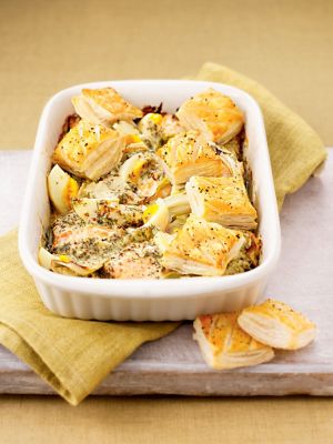 Dill & Mustard Baked Salmon