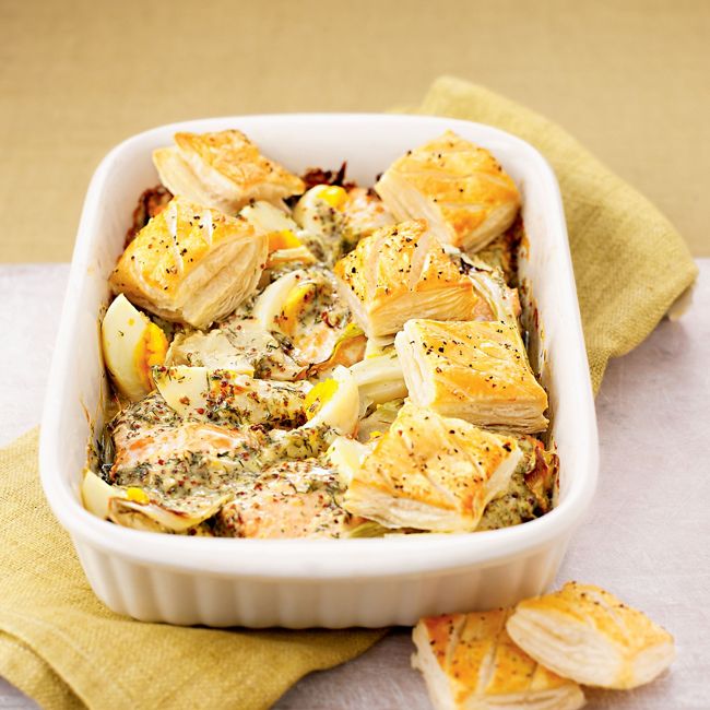 Dill & Mustard Baked Salmon