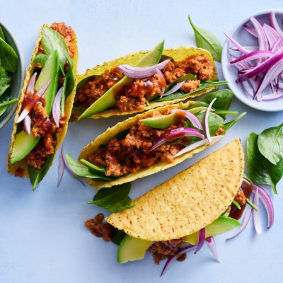 Easy Chipotle Plant-based Mince Tacos