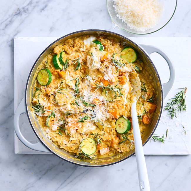 Cheesy Pumpkin Risotto