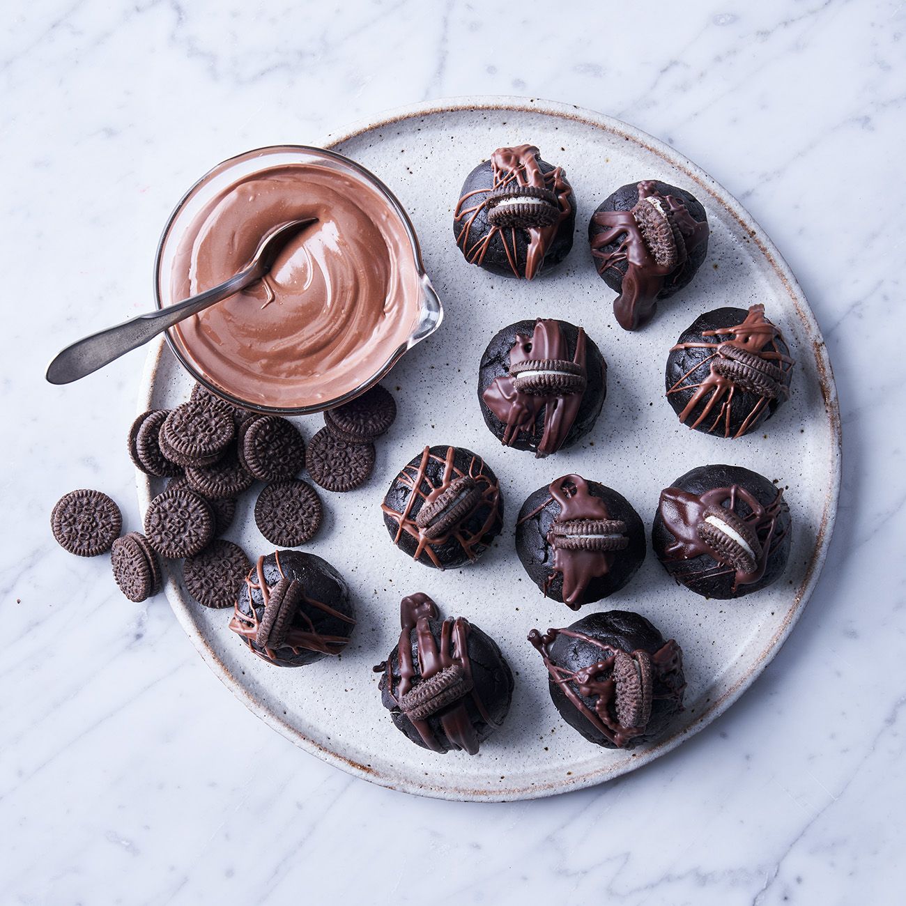 Surprise mud-cake truffles