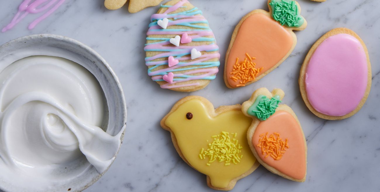 Easter themed sugar cookies