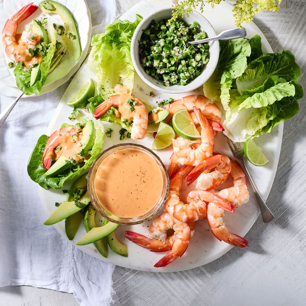 prawn cocktail with thousand island dressing Prawn Cocktail