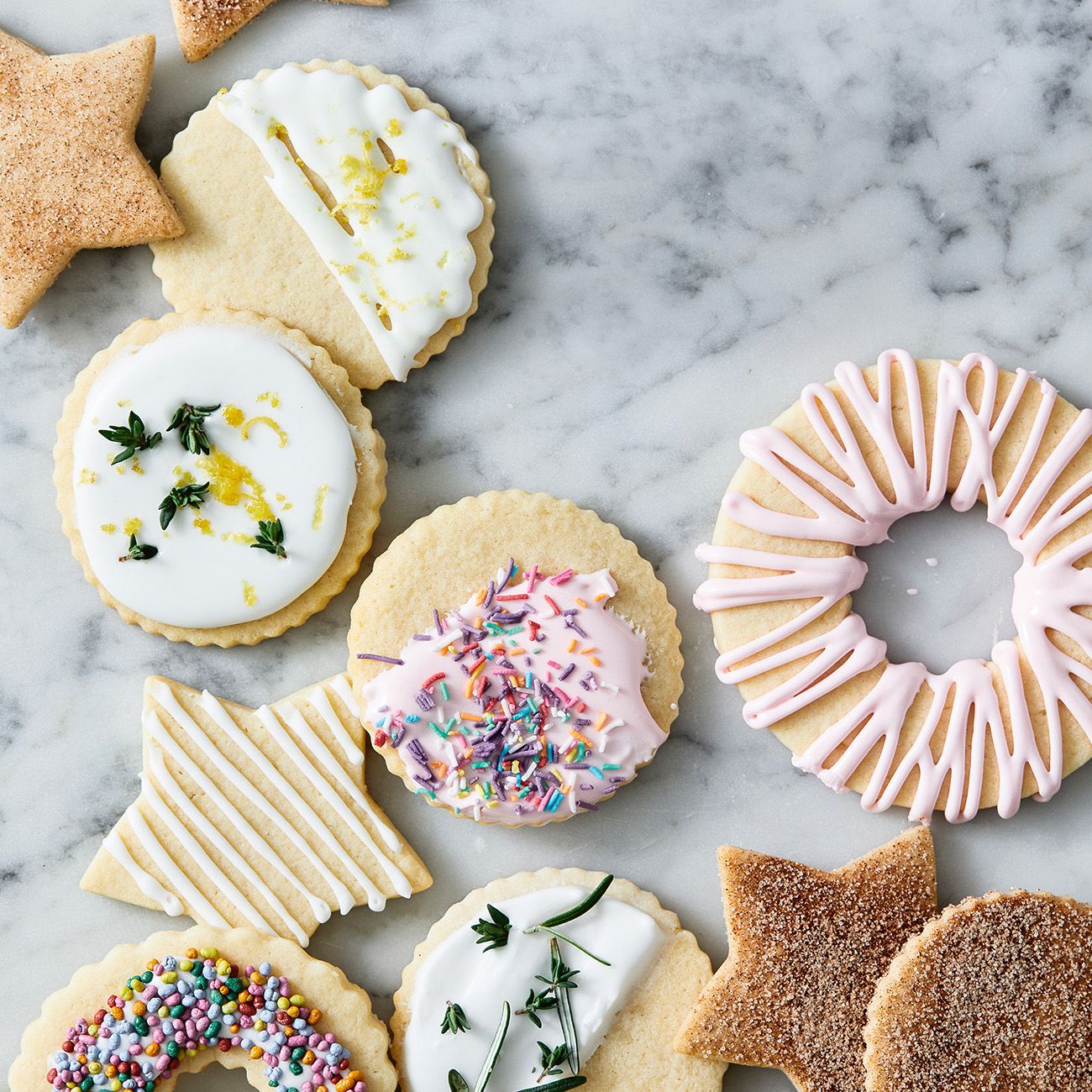 sugar cookies with royal icing