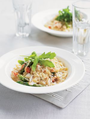 Creamy Crab & Asparagus Risotto